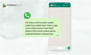 Contoh Promosi Makanan Lewat Wa